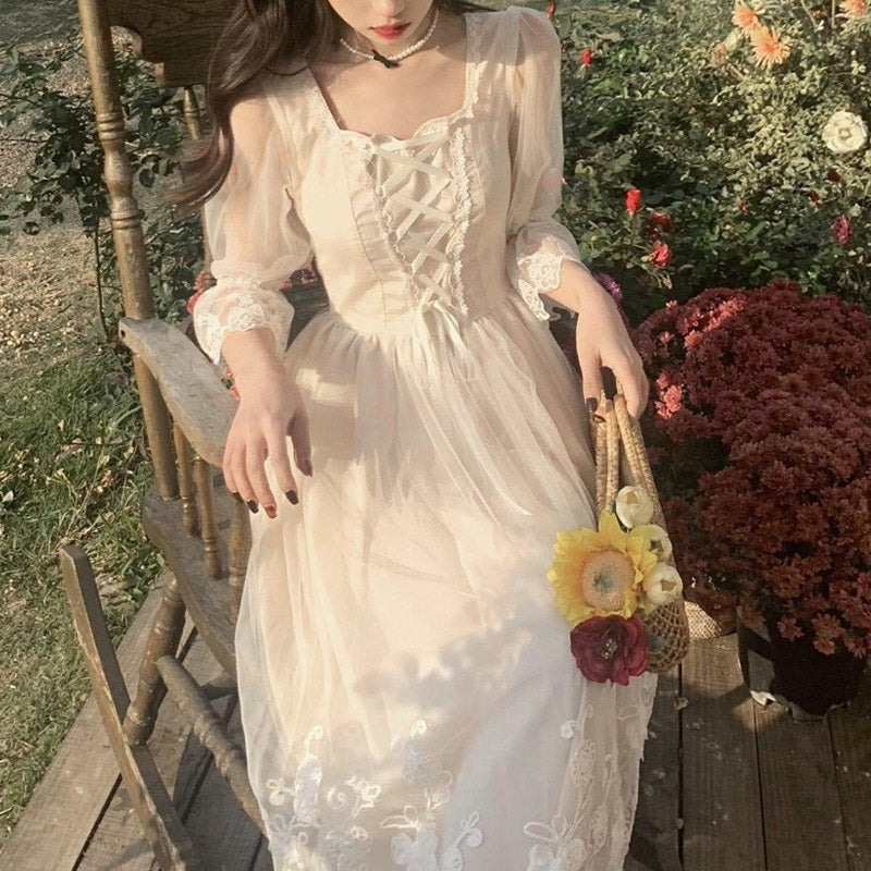 Lace Sweet Elegant Dress