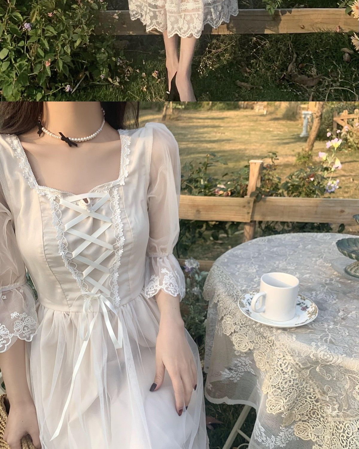 Lace Sweet Elegant Dress